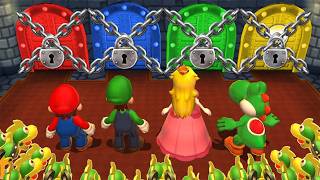 Mario Party 9 Minigames - Peach Vs Yoshi Vs Mario Vs Luigi screenshot 4