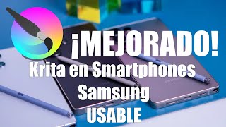 ¡Actualizado! Krita para smartphones Samsung USABLE