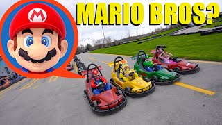 We FOUND Super Mario Bros Movie in REAL LIFE (Mario Kart!?!)