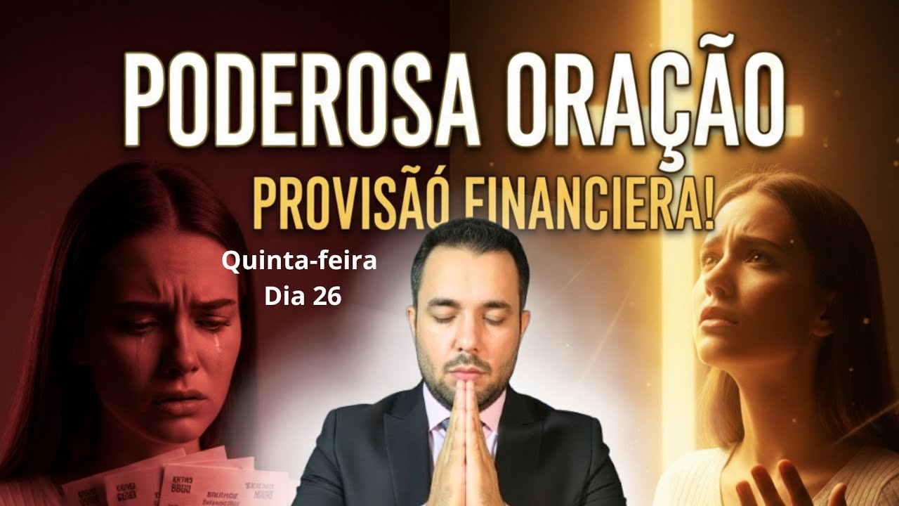 🌞ORAÇÃO DAS 6:00 - DIA 26 DE FEVEREIRO || SABEDORIA PARA ADMINISTRAR / PROVISÃO FINANCEIRA