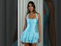 LINA Mini Dress In Sky Blue💙 #shorts #viral