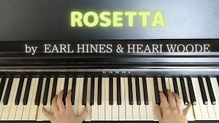 Song piano【ROSETTA】by　EARL HINES &amp; HEARI WOODE