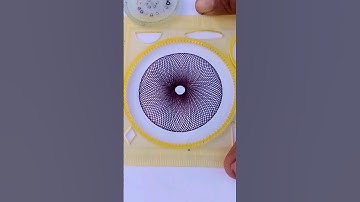 How many rotations did the pen make in total? ?? #spirograph #shorts #2024 #raniart #viral
