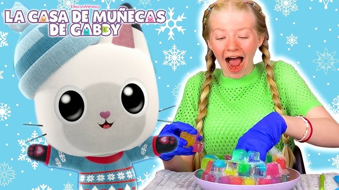 Casa de muñecas de Gabby Pandy Paws con almohada gato | Lámina metálica