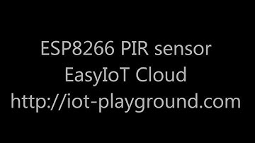 ESP8266 PIR motion sensor