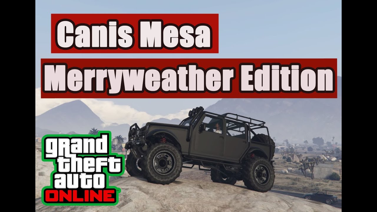 Customizing The Canis Mesa Variant GTA 5 Online YouTube 