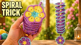 Stop Scrolling! You Won't Believe How This Crochet Spinner Curls
