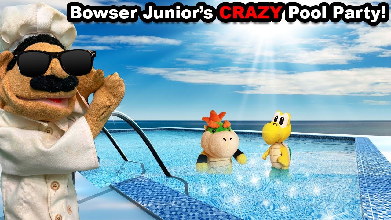 SML YTP: Безумная вечеринка у бассейна Боузера-младшего!