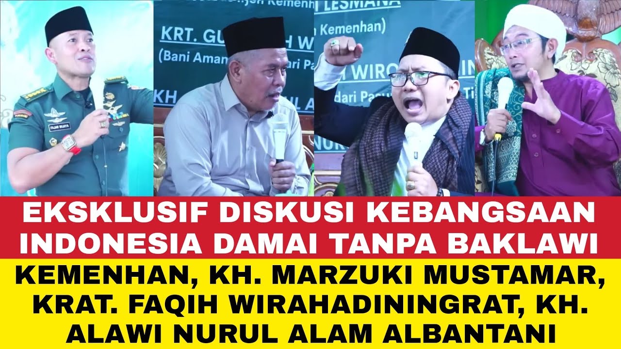 🛑Live Eksklusif Diskusi Kebangsaan: Indonesia Damai Tanpa Ba 'Alawi bersama Para Pejuang Kebenaran