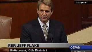 Celebrity Congressman Jeff Flake: Healthcare Costs Don't Add Up Wealth