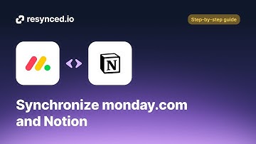 Synchronize monday.com board with Notion database
