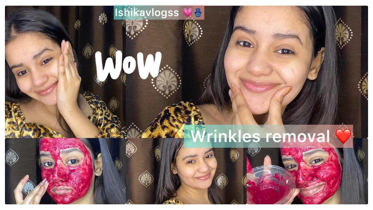 Chehre ki jhuriyan ka ilaj ❤️wrinkles & finelines remove 