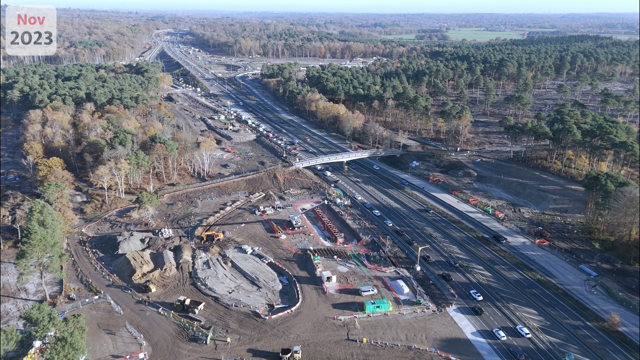 Transforming Cockcrow Bridge, How the UK's first Living Heathland Bridge Was Built 2023–26 by drone