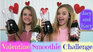 Valentine Smoothie Challenge ~ Jacy and Kacy