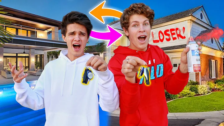 SWITCHING HOUSES WITH BRENT RIVERA! (bad idea)