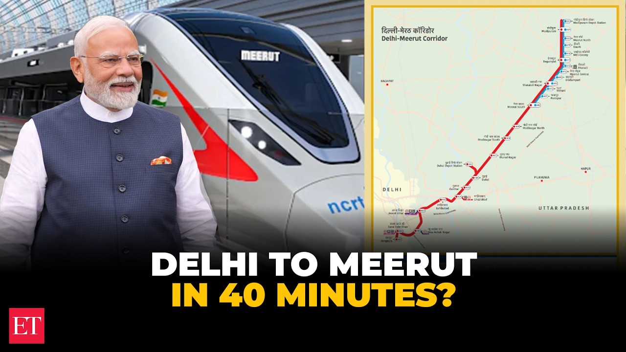 PM Modi to launch Delhi-Meerut RRTS and Meerut Metro extension | Details inside