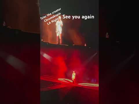 See you again - Tyler The Creator Chromakopia LA Night 6