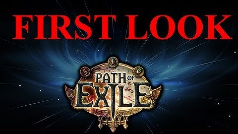 In Depth First Look - Path of Exile