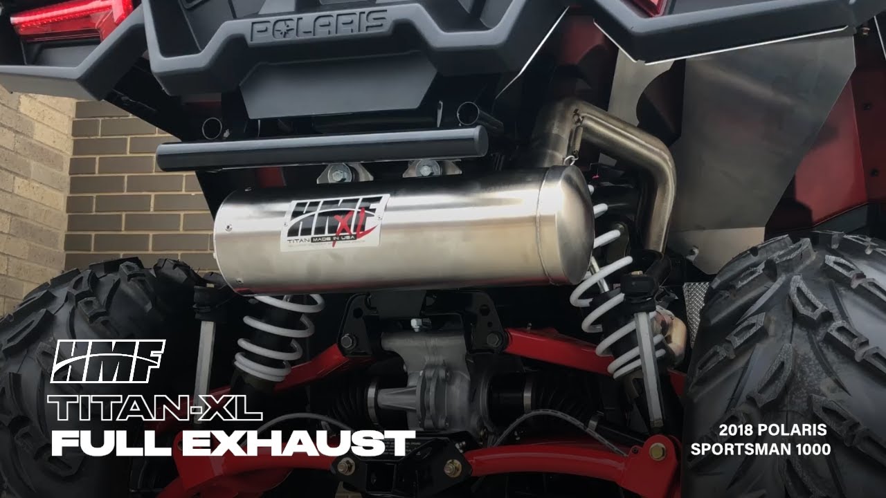 HMF Titan-XL Full Exhaust - Polaris Sportsman 1000