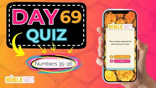 Bible Trivia Quiz - Day 69 Challenge | Numbers 35-36