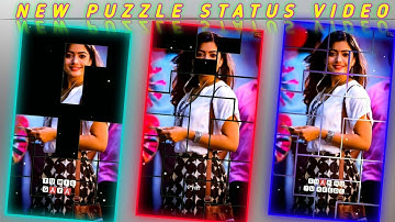 New Puzzle trending whatsapp status video editing in kinemastar | Status video kaise banaye | 2020