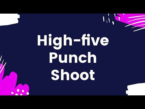 high-five, shoot, and punch commands