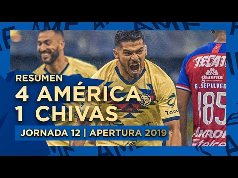 Resumen: América 4-1 Chivas - Jornada 12 | Apertura 2019