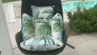 Hanging Chair Cushion, Cushions for Hanging Egg Chair Review, Hanging Chair Cushion