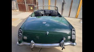 Greenbean Day 1: Well I bought a new mistake / MGB Roadster in BRG.  Part 1.  February 23, 2024