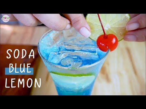 Hướng dẫn làm Soda Blue Curacao hương chanh - #Mocktail