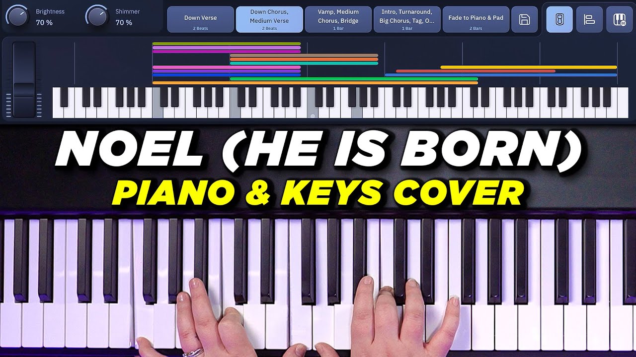 Noel (He Is Born) Piano & Keys Playthrough - Tommee Profitt - Song Specific Patch Sunday Keys