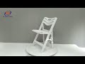 New design resin folding chair  xym furniture