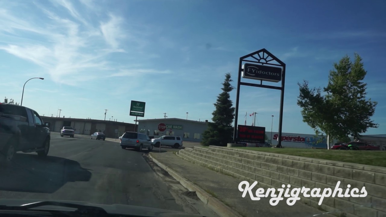 Drive: Canadian Tire to Real Canadian Superstore in Grande Prairie