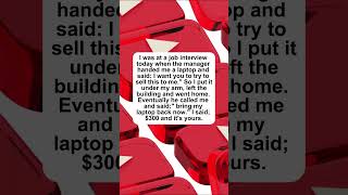Sell Me job  #joke #humor #shorts #job #interview #laptop #funny #hacks #comedy #laugh #viral