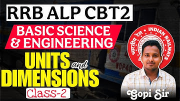 Units & Measurement | Railway Free Science Selection Batch 💪| RRB ALP CBT2 | #alpcbt2 #railwayexam