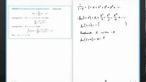 10.7 - Power Series, Part 3 of 3