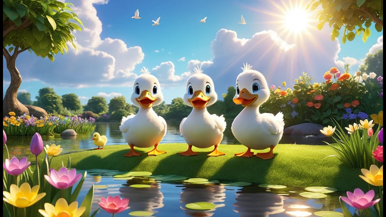 Ducky Wings Go Flap, Flap, Flap! | Fun Duck Song for Kids | Quacking Adventure Rhyme