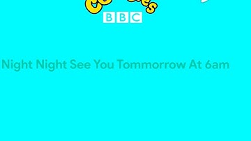 Cbeebies Closedown BBC Four Startup