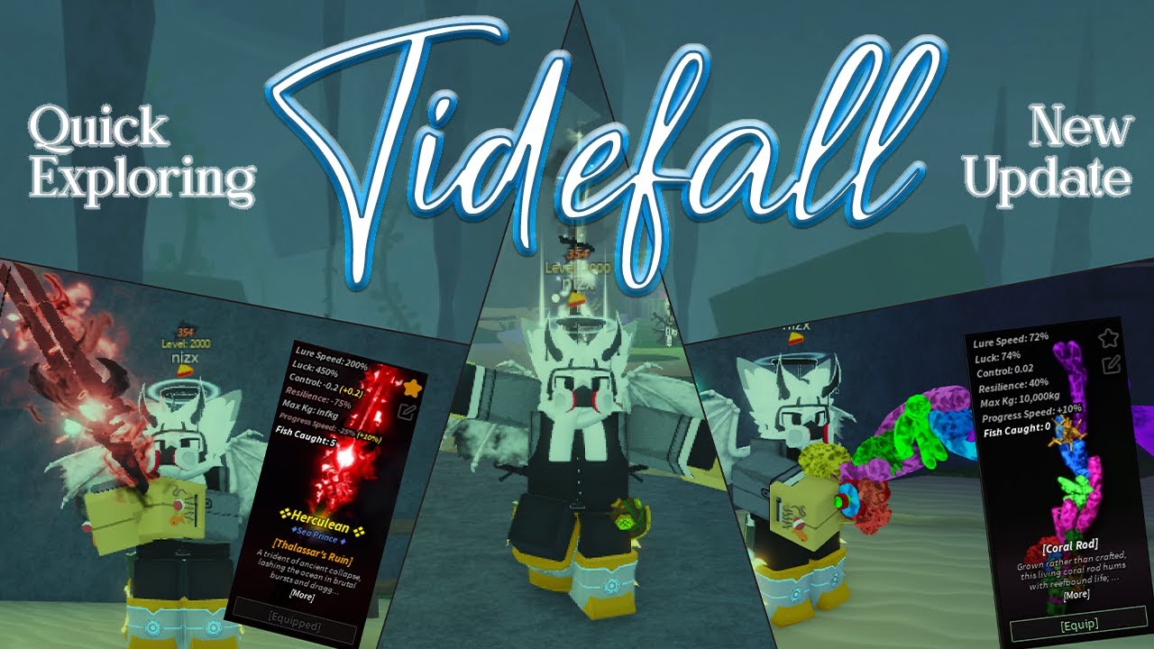 [Fisch] Quick Exploring the new Tidefall Update - YouTube
