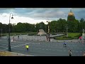 Падение на велогонке La Strada Санкт-Петербург на Сенатской площади разворот на Адмиралтейской наб.