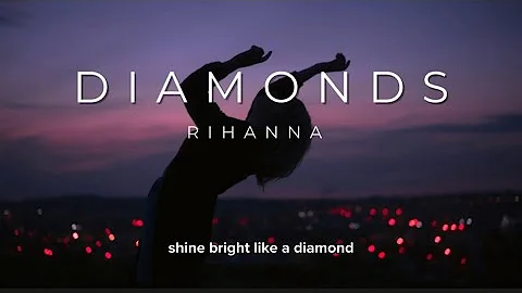 Rihanna - diamonds (lyrics + sped up)