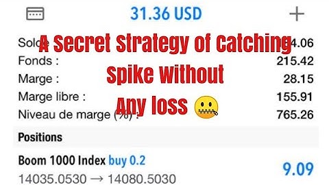 Boom & Crash Strategy/ The Secret Spike Downloader/ No Loss/ 99.9% Accuracy