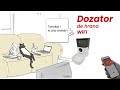 Dozator de hrană pentru animale, vocea stăpânului, wifi, 4L, control din telefon