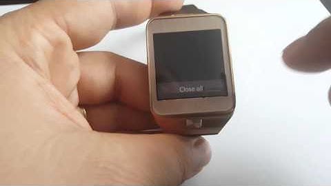 Samsung Gear 2 SmartWatch - Tizen multitasking