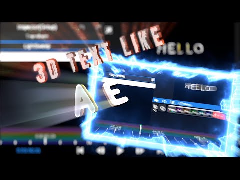 Node Video Tutorial Text 3D Like After Effects