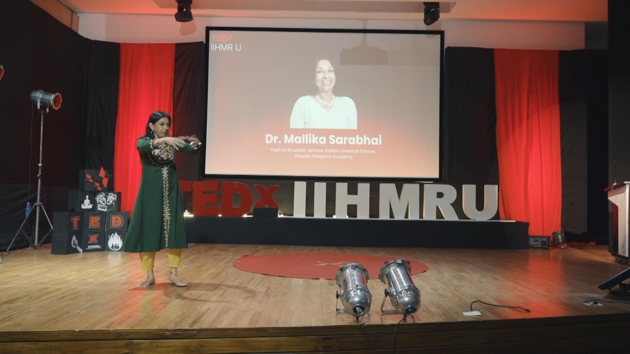 Acting healthy | Dr. Mallika Sarabhai | TEDxIIHMR U