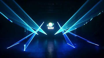 24W RGB Laser Show Projectors Demo