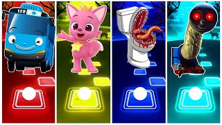 Tayo The little Bus 🆚 PinkFong 🆚 Toilet Monstert 🆚 Thomas train exe . 🎶 Who Is Best?