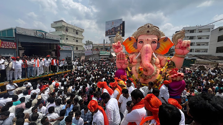 Badangpet Ganesh Laddu Auction 2024 | Lord Ganesha visarjan | Badangpet Ganesh Shobhayatra 2024