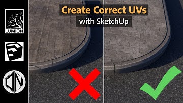 Lumion 2023 - How To Fix UV-Maps With SketchUp